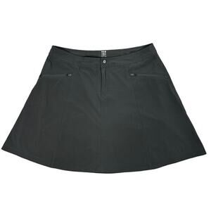 Title Nine Swingtastic Golf Skort Sz 8 Gray Pickleball Tennis Minimalist Stretch